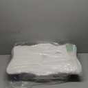 Cervical Pillow for Neck Pain Relief, Cooling Contour Memory Foam Pillows Support Odorless Ergonomic Neck Pillow Adjustable Orthopedic Bed Pillow for Side Back Stomach Sleeper with Pillowcase (Queen, White + Grey)