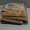 Dirt Trapping Door Mat 32"x48", Absorbent & Quick-Dry Entryway Rug, Washable Non-Slip Doormat for Muddy Paws & Shoes, Low-Profile Back & Front Door Mat Indoor Entrance, Taupe