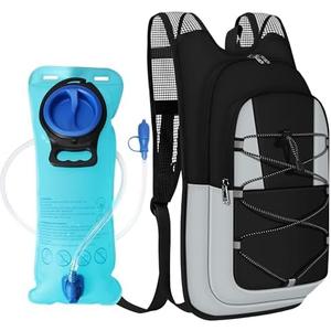 Hydration Backpack - Lightweight Water Backpack with 2L Water Bladder Bag, Running Hydration Vest Backpack for Men Women, Hydration Pack for Hiking, Cycling, Climbing MIYCOO