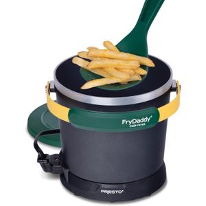 Presto 05427 FryDaddy Electric Deep Fryer, Green/Gold