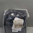 H.VERSAILTEX Real Velvet Plush 3 Piece Stretch Sofa Covers Couch Covers for 2 Cushion Couch Sofa Slipcovers Width Up to 90 Inch Feature Thick Soft Stay in Place (Large Sofa, Black)