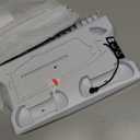 Kawaye PS5 Stand PS5 Cooling Station for Playstation 5/Pro/Slim Console, PS5 Accessories Vertical Stand with 2.36in Large P5 Fan Cooling Fan, RGB Light, Dual Controller Charger, Headset Holder, 3 Charger Port (White)