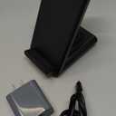 Wireless Charging Station,3 in 1 Charging Stand Made for Apple Watch Ultra 11 10 9 8 7 6 SE 5 4 3,Fast Wireless Charger Made for iPhone 17/Air/16/15/14/13/12,for AirPods Pro(with Adapter) (Black)