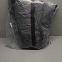 Reallnaive Magnetic Thermal Insulated Door Curtain Fit 72"x80" Door, Curtain Itself Size 74"x81", Thicken Made of Oxford and Cotton Insulated Cover for Winter Sliding, Patio, Grey, Minimalism