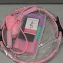 Pilates Ring Kit for Women Home Workouts Better Pilates Essentials Kits Equipment's Sets Accessories Magic Ring Booty Bands Glutes Yoga Ball 25cm Figure 8 Resistance Yoga Bands for Stretching 8 Pcs (pink)