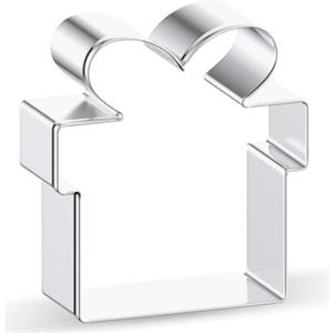 Mini Christmas Gift Present Box Cookie Cutter - A Small Size