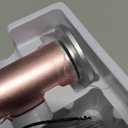 4.8IN Longer Electric Foot Callus Remover with 80pcs Sandpaper Discs, Professional Aluminum Callus Remover for Feet, Stepless Speed Control Pedicure Tools for Dead Skin (Pink)