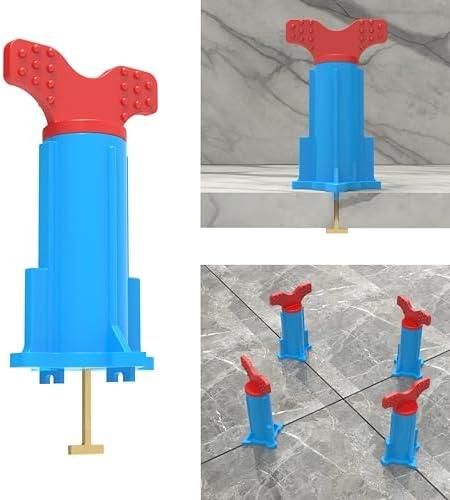 Tile Leveling System, Reusable Tile Tools for Installation, Tile Self Leveling Spacers, Floor Leveler Self Leveling Compound (40 Sets)