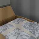 Indigo Ink Grey Quilt for Queen Bed  3-Piece Bedspread Coverlet and Shams, Soft Bedding Comforter Alternative for All Seasons (Panther, Full/Queen)