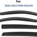 Window Visors Rain Guards for 2020-2025 Ford Escape, Out-Channel Window Vent Wind Deflectors Visors Shades for 20-25 Escape