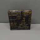 Blue Christmas Tree Star Topper with Lights, 8.5-Inch Light-Up Christmas Tree Topper with Remote Control, 4 Brightness Levels & 8 Light Modes, Faux Mercury Glitter Design with 20 Lights