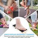 Wooden for Ankle Balance Board Foot Strengthener & Stability Trainer for Single Leg Balance Training, Sprained, Plantar Fasciitis Relief, Physical Therapy, Posture Correction