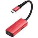 Audio Interface for Guitar, 24bit/192kHz USB C Guitar Interface for Recording, Pocket Microphone Interface compatible with iPhone, iPad, Mac and PC