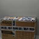 VASAGLE EKHO Collection - Bar Stools Set of 4, Counter Height Bar Stools, Synthetic Leather with Stitching, Mid-Century Modern Counter Stools, 26-Inch Tall, Kichen Home Bar Dining Room, Cream White