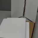 Amazon Basics 3 Ring Binders, 2 Inch, 4 Pack, D-Ring Organizer for School, Home Office, White