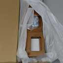 TidyCorner Upgraded Thick Floating Shelves, Solid Wood Bookshelf for Wall, Floating Book Shelves Use as Wall Shelves for Bedroom, Living Room, Kitchen, Books, Spice Rack & Decor  Dark Walnut Brown (15.75 Inch)