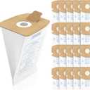 20 Pack Style MM Vacuum Bags Compatible with Eureka Style MM Eureka Mighty Mite 3670 and 3680 Series Canister Vacuums, Replaces Part # 60295, 60295A, 60295B 60295C, 60296 & 60297A