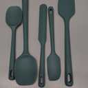 ChefAide 5 Pieces Silicone Spatula Set, Food Grade Rubber Spatula, Upgrade Strong Handle with Ergonomic Grip, Heat Resistant Up to 600F for Nonstick Cookware, Cooking (Dried Thyme)