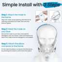 2 Packs Full Face CPAP Mask Cushion (S) for ResMed Airfit F30, Highlights Minimal Contact & Leak-Free Seal, Compatible with Original F30 Frame - F30 Mask Small Accessories - Only Cushion Included
