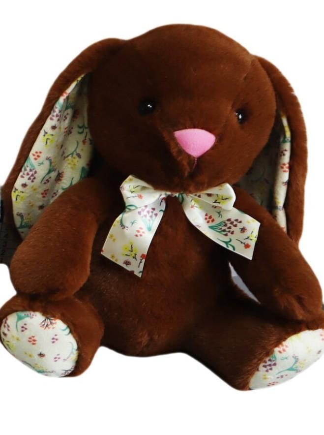 Brown Bunny with Ribbon 2 pieces