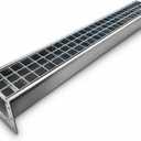 Stainless Steel Channel Drain and Grate 39.4*6*5 in, Trench Drain