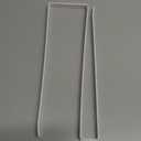 Tumbler Lid Organizer for Yeti Tumbler Replacement Lids Storage & Organization, Space Saving Cup Lid Holder Hook Under Cabinet, Up to 10 Lids, Horizontal Kitchen Paper Towel Rack Hanger, White