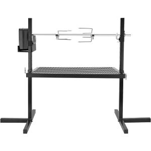 Onlyfire Adjustable Outdoor Camping Rotisserie Grill System and Spit Kit with Portable DC 3V Motor and 29 Inch Hexagon Spit Rod