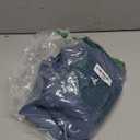 ChrisDowa Small Window Curtains 50 inches Long for Bedroom - Grommet Short Thermal Insulated Room Darkening Curtains for Kitchen (2 Panels, Stone Blue, 29 x 50 Inch)