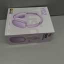 Wentronic Y02 Active Noise Cancelling Headphones, Wireless Over-Ear Bluetooth 5.4 Headphones, Multiple Modes, 60H Playtime, Hi-Res Audio, Big Bass, Foldable Lightweight for Travel Home Office, Purple