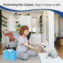 Medium 23.5x23.5 Inches Puppy Pads, 50 Counts-Disposable Polymer Upgrade Absorbent Small Dog Pee Pads, Leak Proof Pee Pads for Dogs, with Adhesive Bottom Film