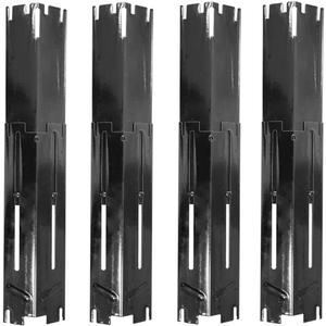 Heavy Duty Adjustable Flavorizer Bar, Heat Tent,Burner Cover, Flame Tamer for Gas Grill, Extends from 14" up to21.5 L, 4 Pack
