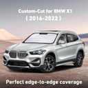 EcoNour Windshield Sunshade Compatible for BMW X1 2016-2020 2021 2022, Sun Visor for Front Windshield & Window Sun Shade Cover, UV Heat Blocker & Protector, Car Accessories