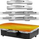 Wind Guards for Blackstone 22 inch Griddle,Blackstone Griddle Accessories Fit for Grill Stainless Steel Magnetic Wind Screens,Compatible with Cover,Rear Grease Cup and Side Shelf,Silver