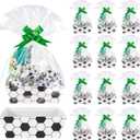 Kolewo4ever 36 Pieces 12 Pack Soccer Baskets for Gifts Empty Soccer Senior Night Baskets 8x10inch Gift Basket Kit for Gifts Empty to Fill for Sport Party Holiday Gift Packaging