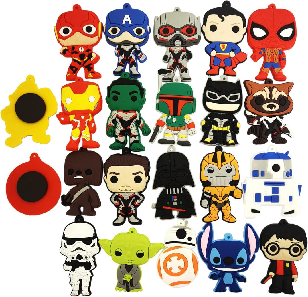 13pcs Fridge Magnet Goodie Bag Stuffer Holiday for Kids Birthday Party Favors School Carnival Reward Prizes Decoration Supplies (stlye1)