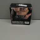 Lever Lifting Belt for Man and Women, Weightlifting with Adjustable Heavy Duty Buckle, Professional Weight Lifting Belt (L (34-40inches), White/Silver)