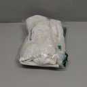 Elife 18x18 Soft Canvas Christmas Winter Snowflake Style Cotton Linen Embroidery Throw Pillows Covers w/Invisible Zipper for Bed Sofa Cushion Pillowcases for Kids Bedding (1 Pair, White)