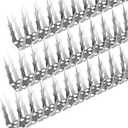 Bird Spikes, 40 FT Stainless Steel Bird Deterrent Spikes, Pigeon Spikes for Outside to Keep Birds Squirrel Raccoon Cat Away, for Garden Fence Roof Window Sill and Wall(40 Pack)