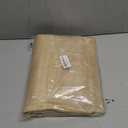 Leetaltree Sparkling Gold Sequin Woven Vinyl Placemats, Set of 12 - Waterproof & Washable Dining Table Mats for Wedding, Anniversary, Daily Use, Hand-Cut