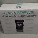 CASABREWS 3700 Essential Espresso Machine 20 Bar, Professional Espresso Coffee Machine with Steam Milk Frother, Coffee Maker Cappuccino Latte Machine with 43.9oz Removable Water Tank, Black