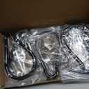 Carabiner Caribeaner Clip, Extra Large 4" Aluminum Carabeaner Keychain Hook,Spring Snap Key Chain Clip