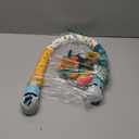 Caterbee Baby Bouncer Toy bar, Stroller & Crib Accessory, Pram Activity Bar Toy Travel Arch Bassinet Toys for Toddlers (Sky)