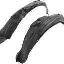 Front Inner Fender Liner Set Compatible with 2006-2011 Honda Civic Sedan Driver & Passenger Side Splash Guards Replacement for HO1248134 HO1249134 74151SNAA00 74101SNAA00