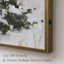 Christmas Decorations-18“ x 24" Lighted Framed Snowy Tree Canvas Wall Decor