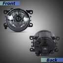 Fog Lights With Bulbs Fits 2011-2015 Explorer，2013-2016 Fusion，2008-2014 Focus,2012-2015 CRV，2015-2017 Fit,2012-2017 Pilot,Fits Nissan Subaru Lincoln Replace#4F9Z-15200-AA（2 PCS）