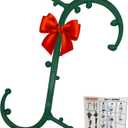 Trigger Point Massager & Back Cane- Deep Tissue Back Massage Tool for Muscle Knot Pain Relief (Back, Neck, Shoulder, Legs & Feet), Handheld Self Massage Cane with S-Shaped Dual-Section Design(Green)