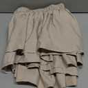 Wrap Around Dust Ruffle Bed Skirt - Cream - for Queen Size Beds with 12 Inch Drop - Easy Fit Elastic Strap - Adjustable Pleated Bedskirt w/Brushed Fabric - Wrinkle Free - for Women, Men, Kids & Teens