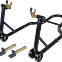 Jack Boss Motorcycle Stand Rear Combo Wheel Lift Stand, 500Lbs Capacity,Swingarm Spool Paddock Stand for Sport Bike,Fit for Yamaha, for Honda, Suitable for Kawasaki, Black