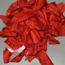 VitalCozy 1 Pcs Black Bow Garland Banner, Halloween Satin Ribbon Hanging Party Bow Garland Decoration for Birthday Wedding Halloween Party Supplies