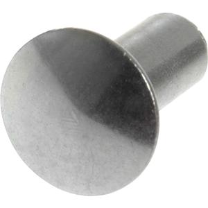 Hillman Tubular Rivet Nickel-Plated Soft Material Pivot Point 1/8" x 1/4" Silver 72 Pack